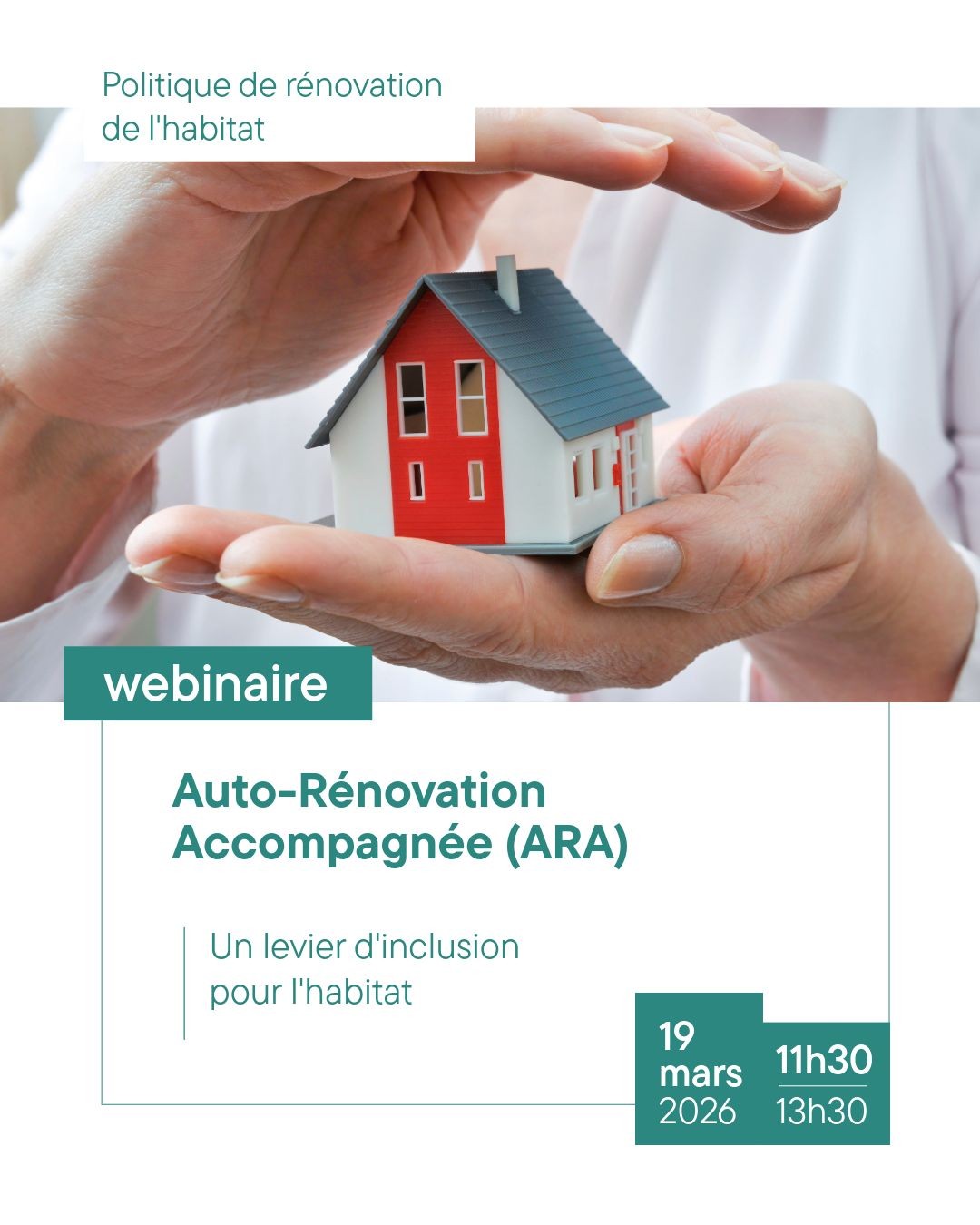 WEBINAIRE | Intégrer l&rsquo;auto-rénovation accompagnée à la politique de rénovation de l&rsquo;habitat